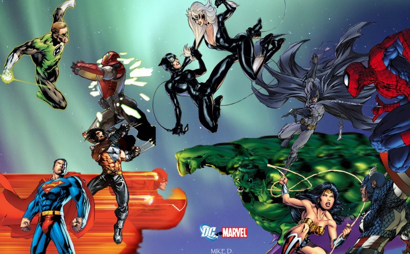 Papel de Parede – Marvel x DC